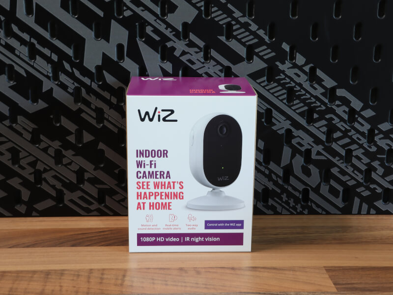 Bewegung Weg Sensorerkennung Nachtüberwachung Talk WiZ Indoor Motion Vision Sicherheitskamera Home Smart Two.JPG